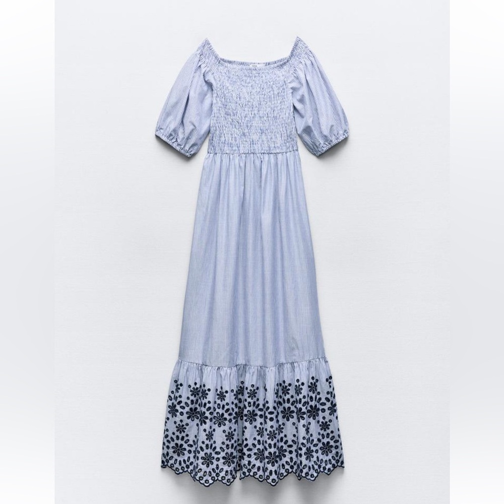 Off the shoulder high low dress